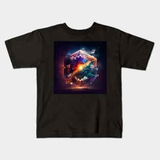 Fantasy Galaxy in a Bottle Kids T-Shirt